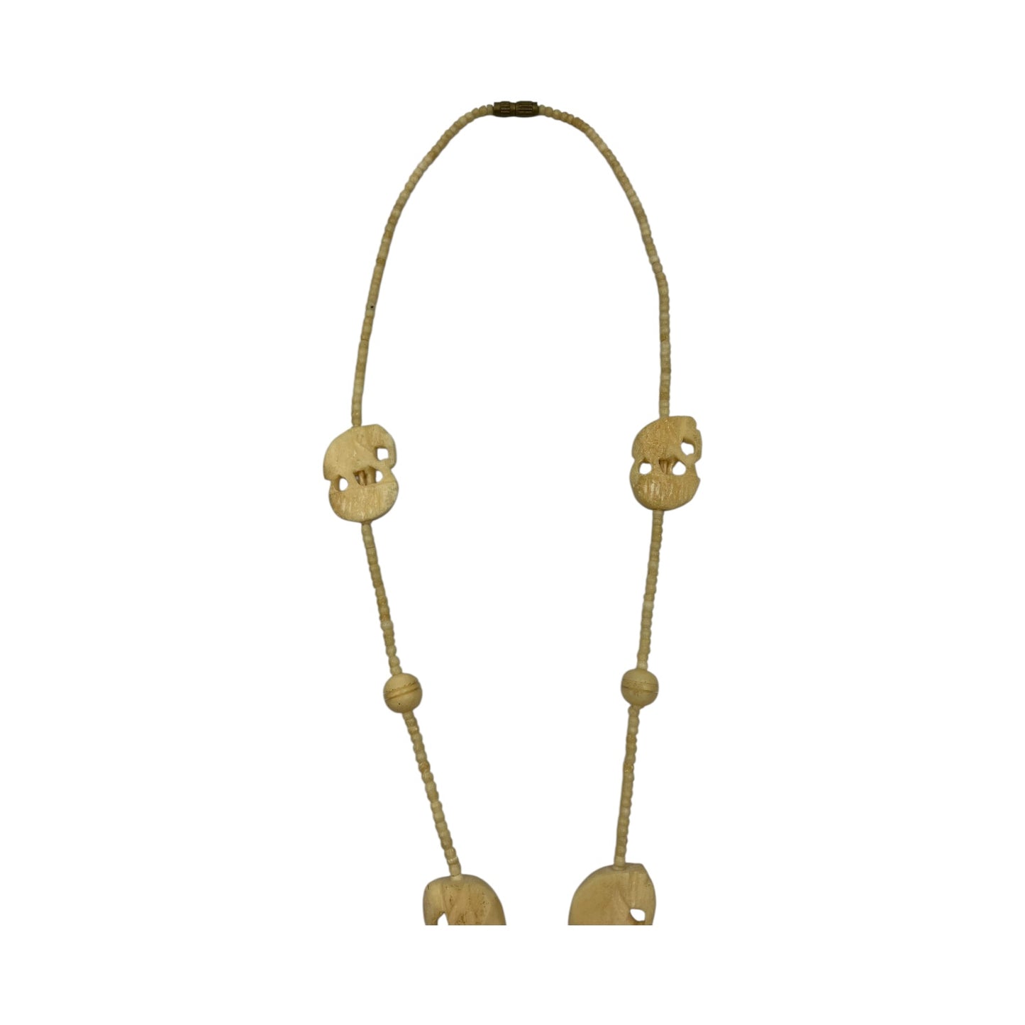 Collana Etnica Vintage Intagliata