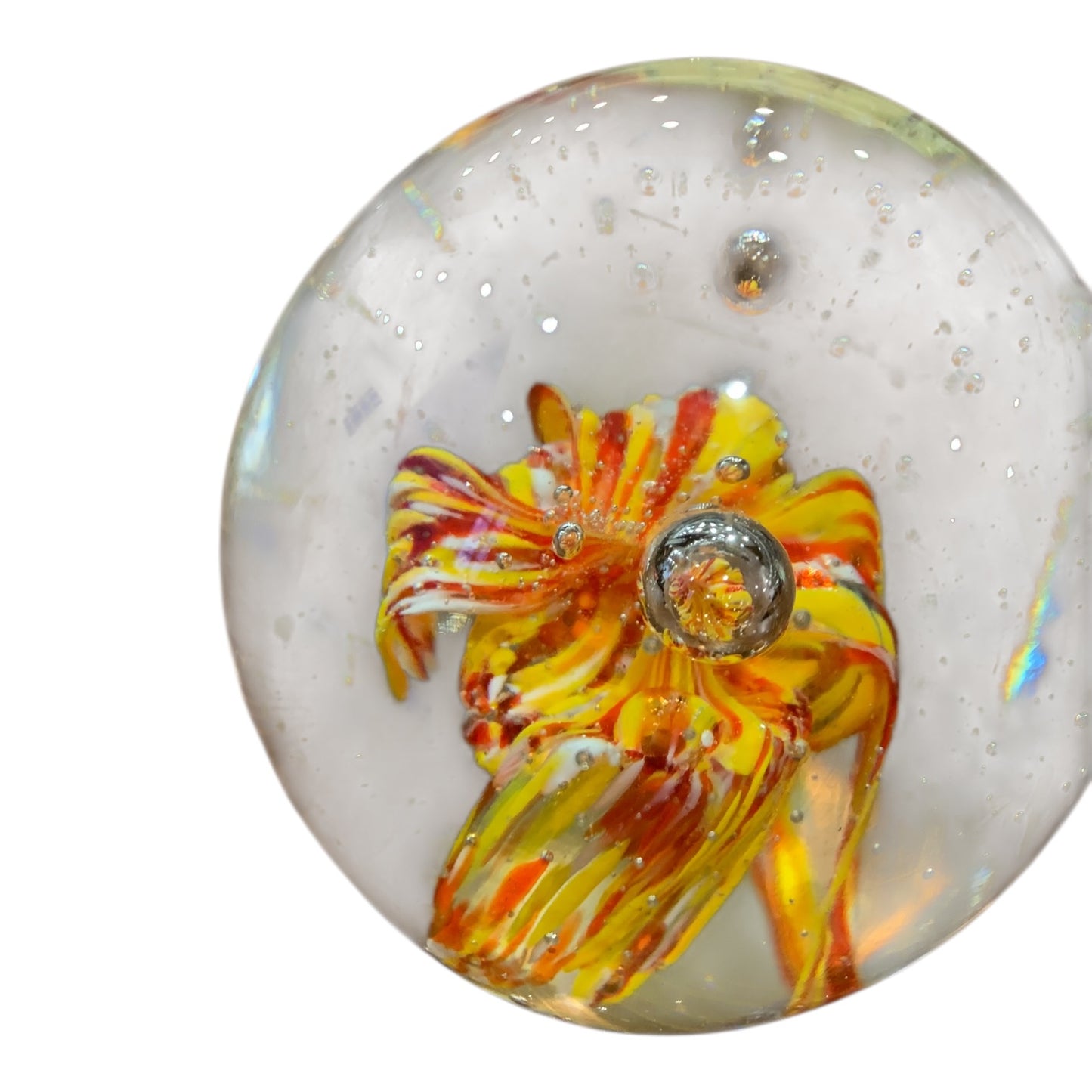 Fermacarte Vetro Fiore