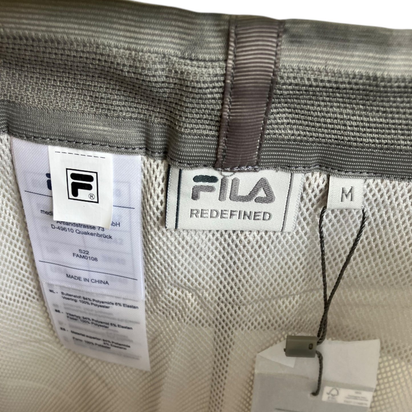 Pantaloncini Uomo FILA S15 Grigio Chiaro