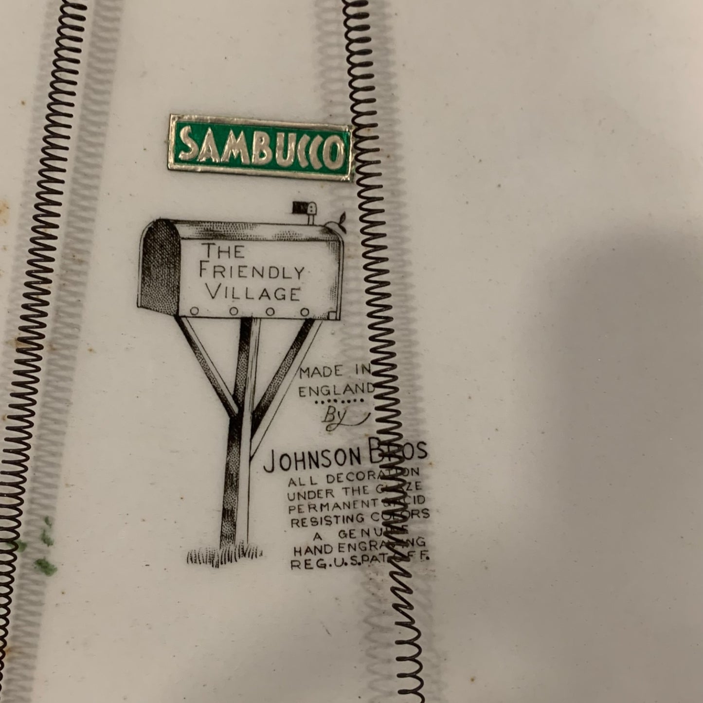 Piatto Ceramica Inglese Johnson Bros