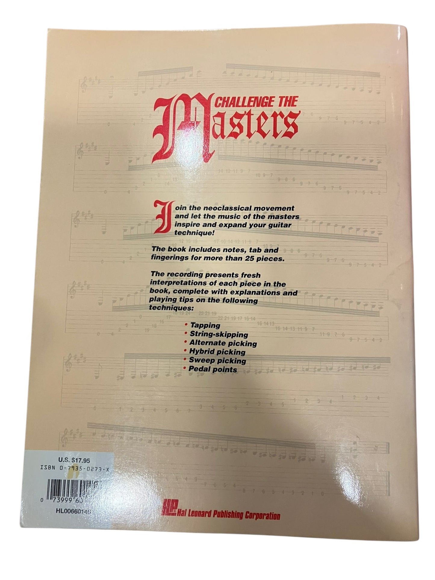 Libro Partiture Challenge The Masters