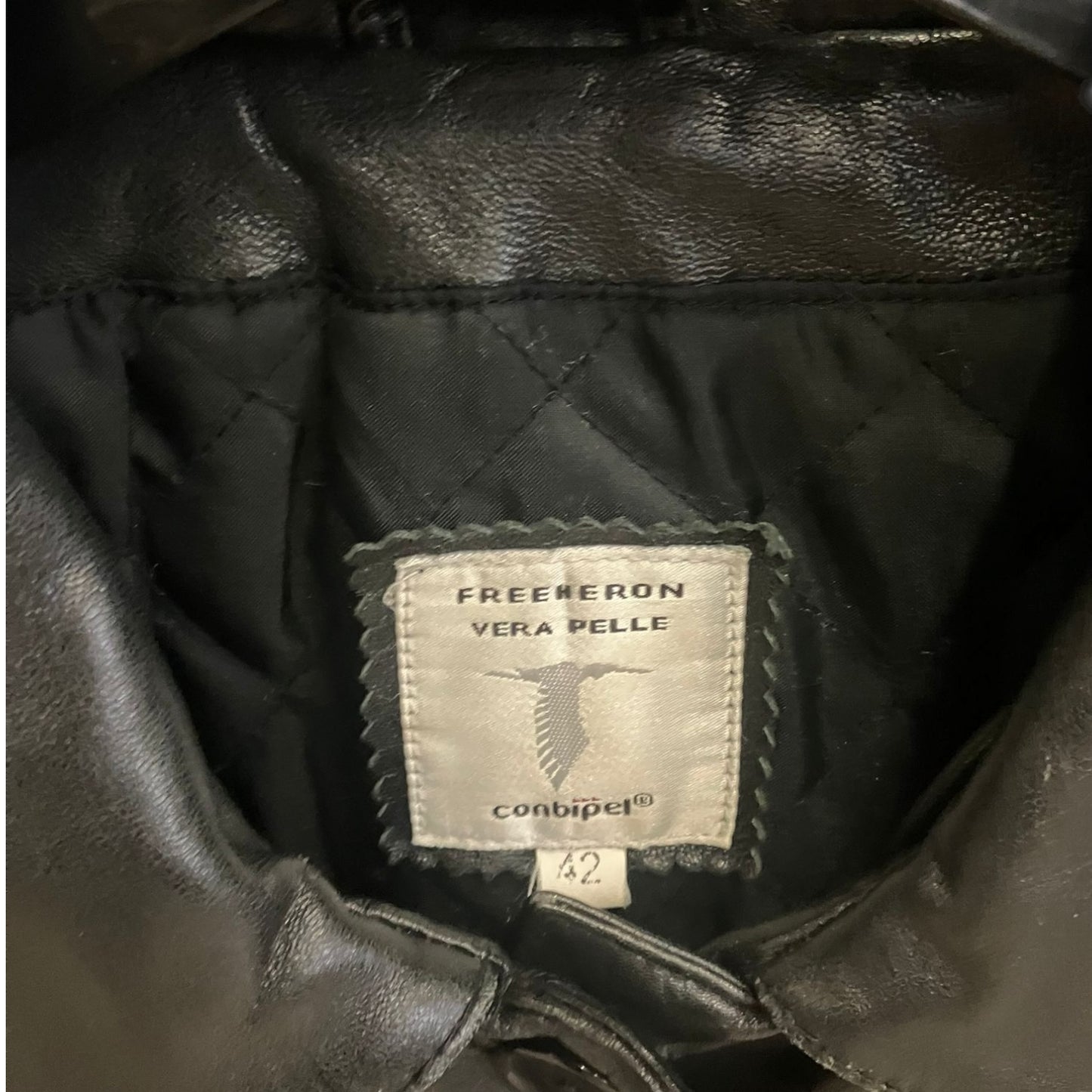 Giacca Pelle Vintage Conbipel