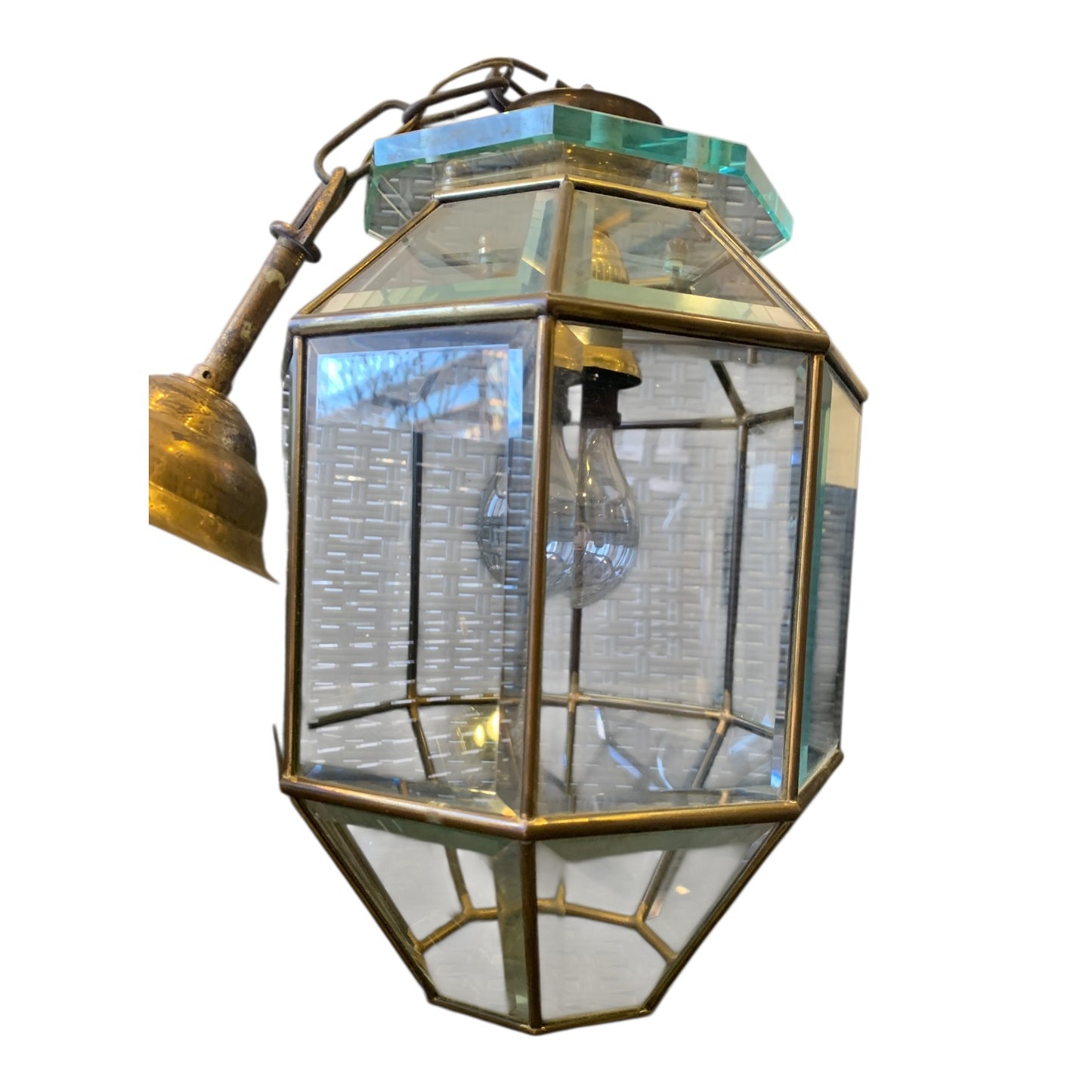 Lampadario Vintage Anni 60 Cristallo