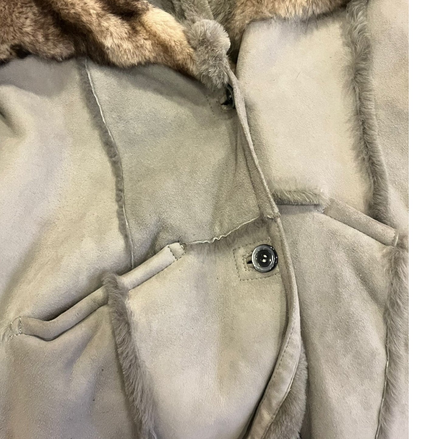 Giacca Montone Shearling Vintage