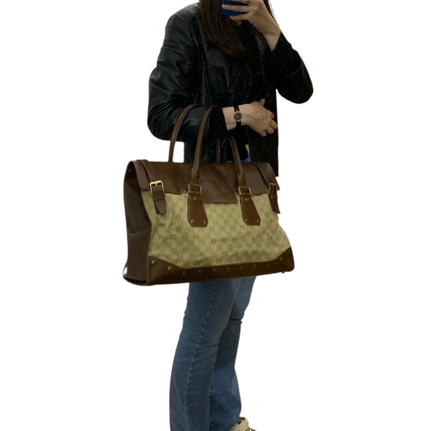 Borsone Donna Vintage Gucci Monogram