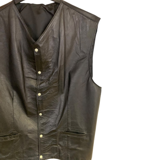 Gilet Uomo Pelle Nero