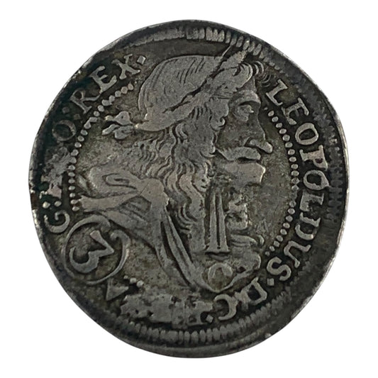 Moneta 3 Kreuzer Leopold I