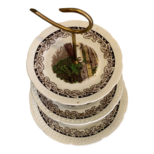 Alzata Ceramica Vintage Inglese