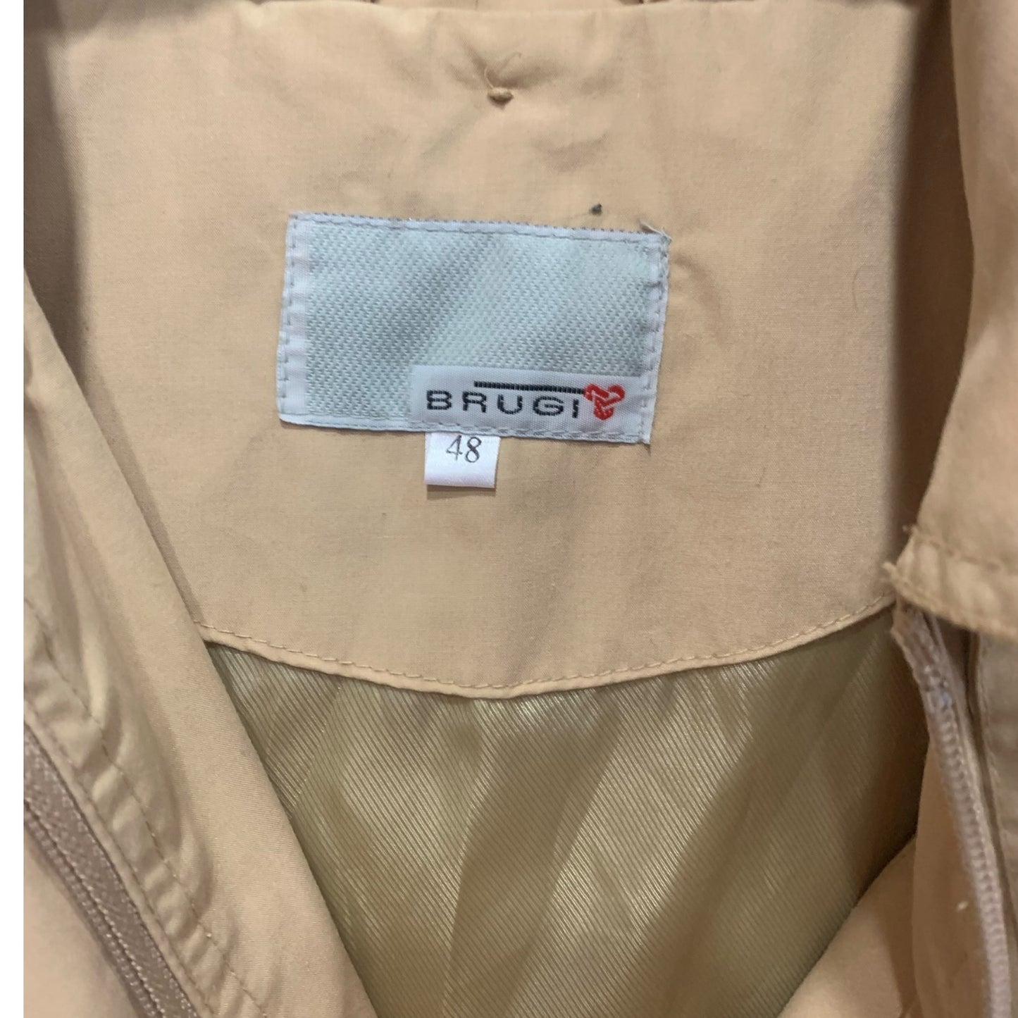 Impermeabile Vintage Brugi Beige