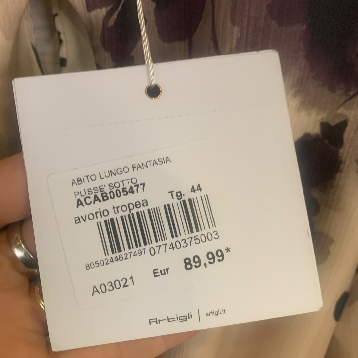Abito Donna Lungo Artigli