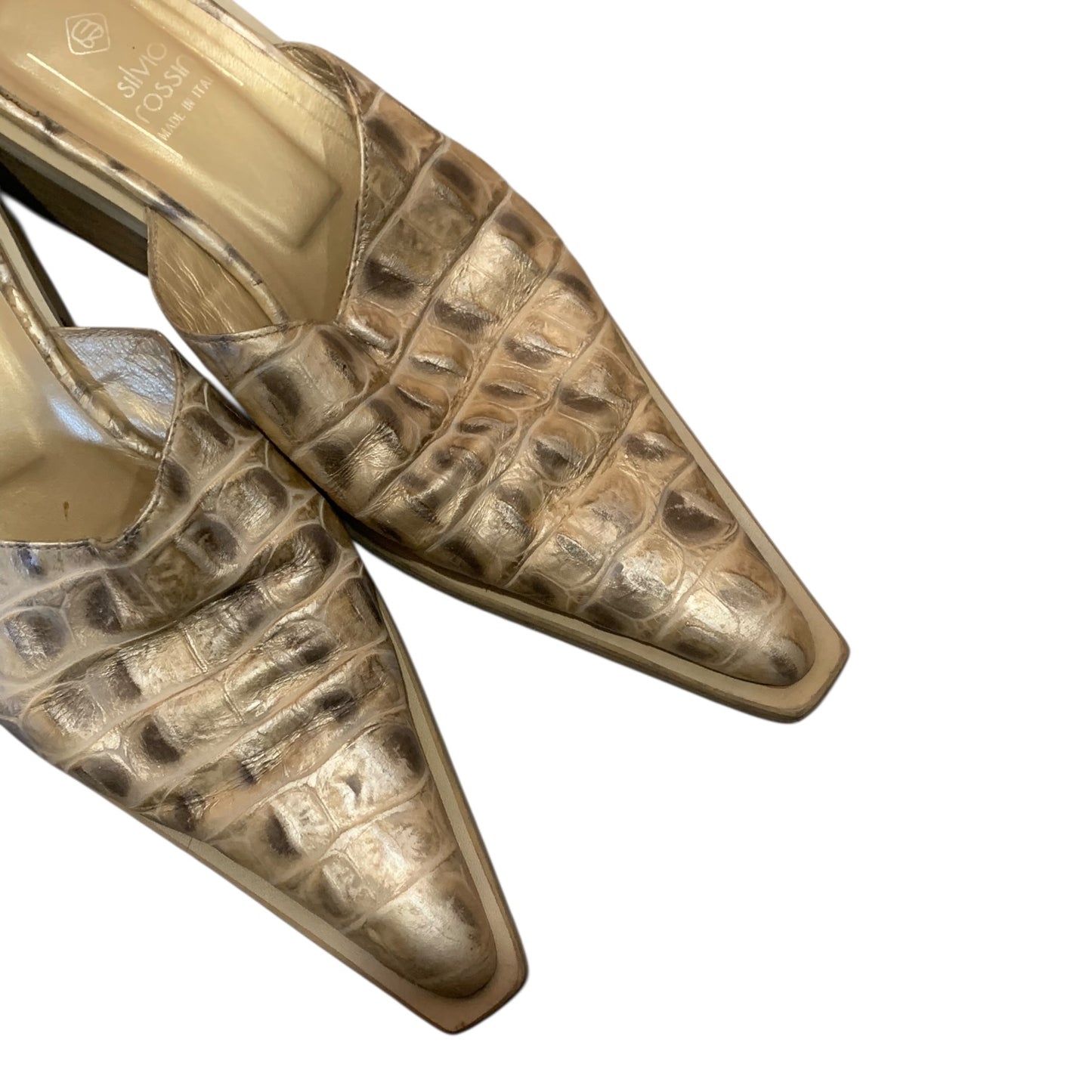 Scarpe Sabot Donna Vintage Pelle