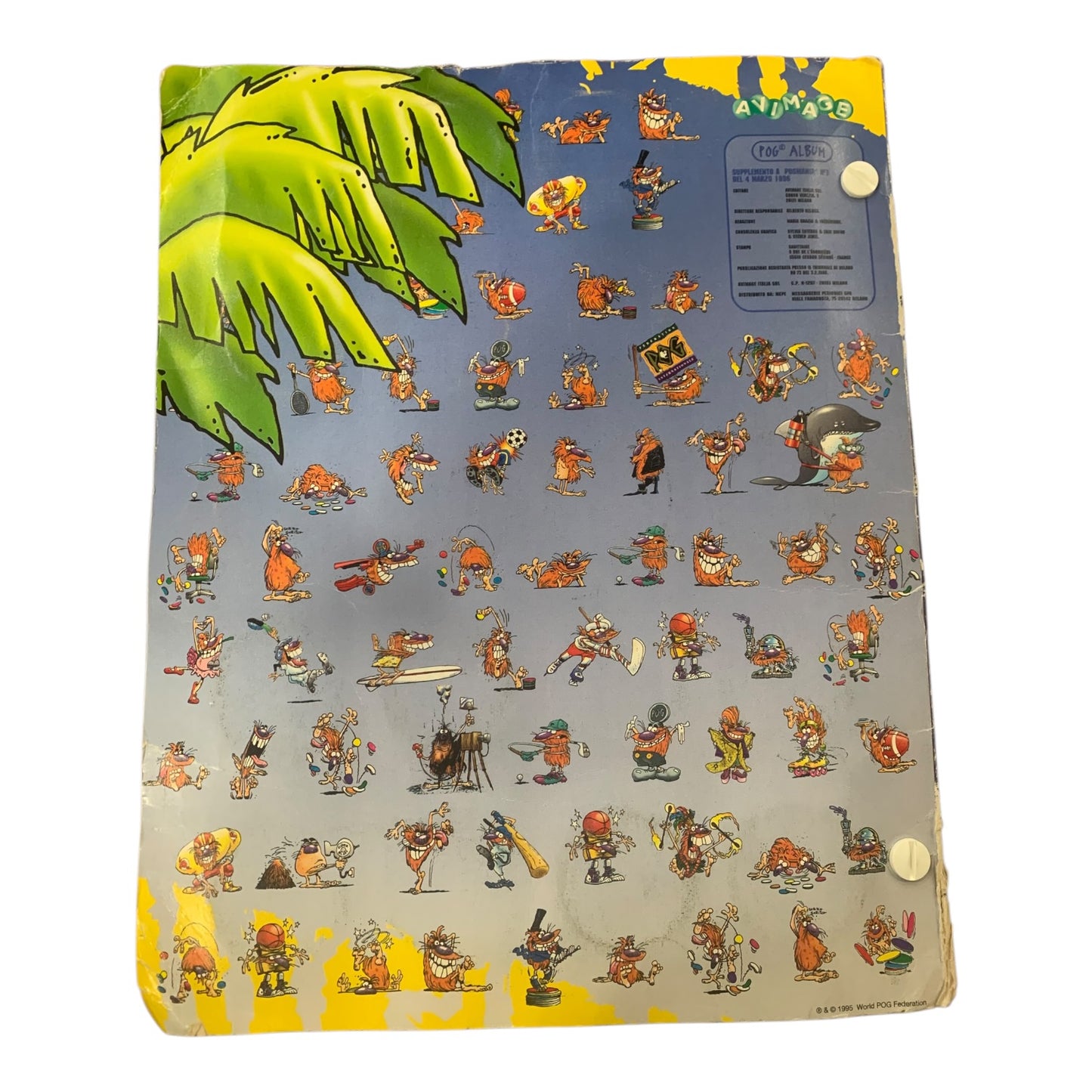 Pog Album Vintage 1994