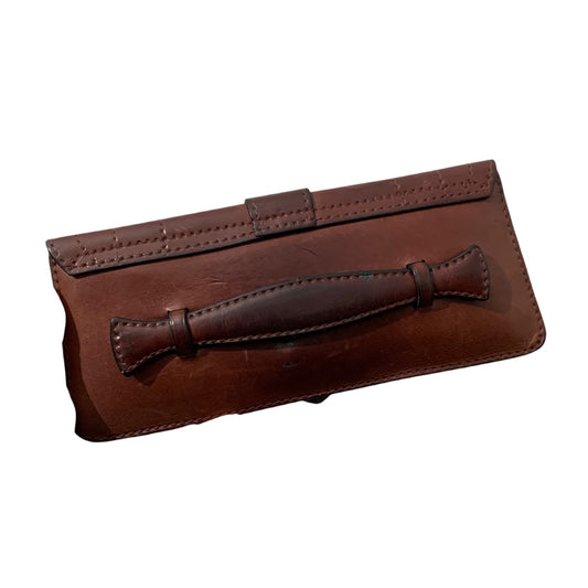 Pochette Vintage Pelle Marrone