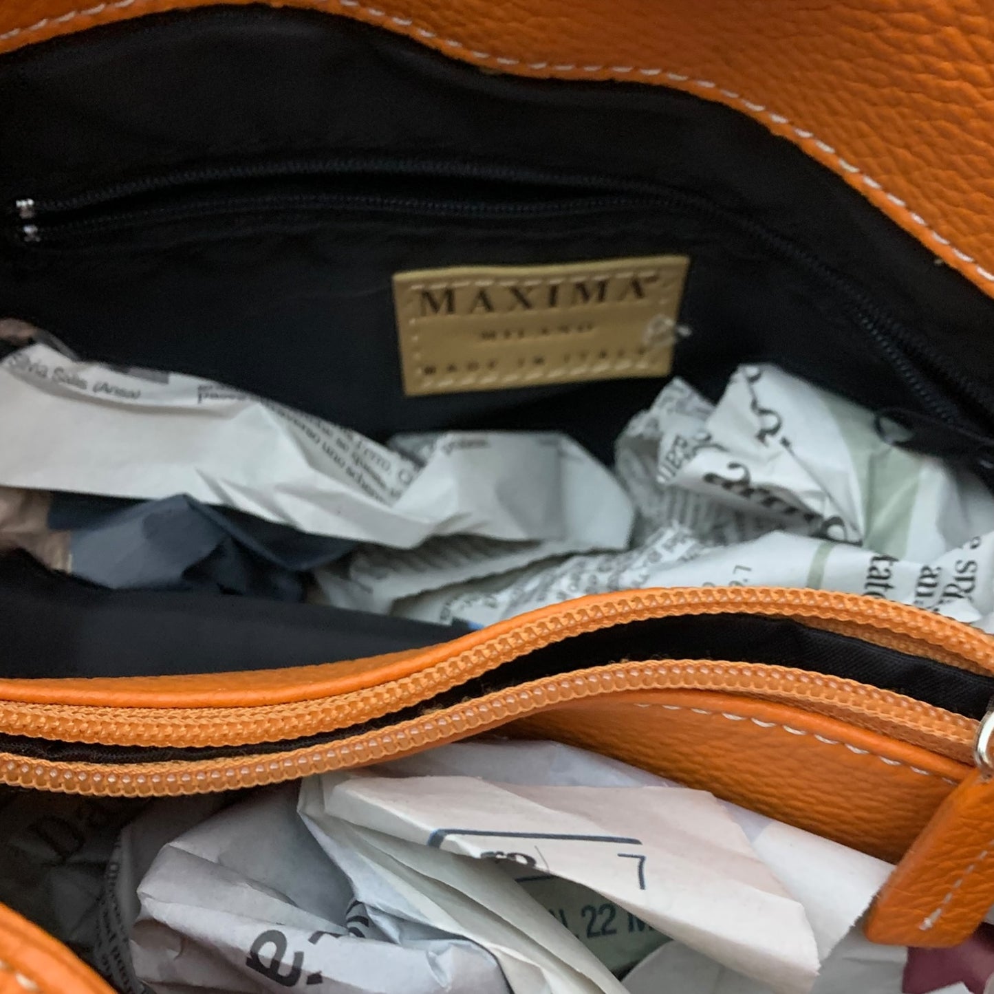 Borsa A Spalla Vintage Maxima Pelle