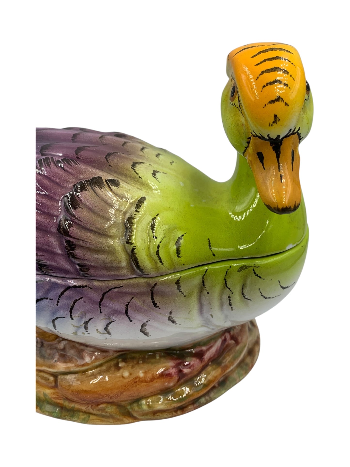 Zuppiera Piccola Vintage Ceramica Fagiano