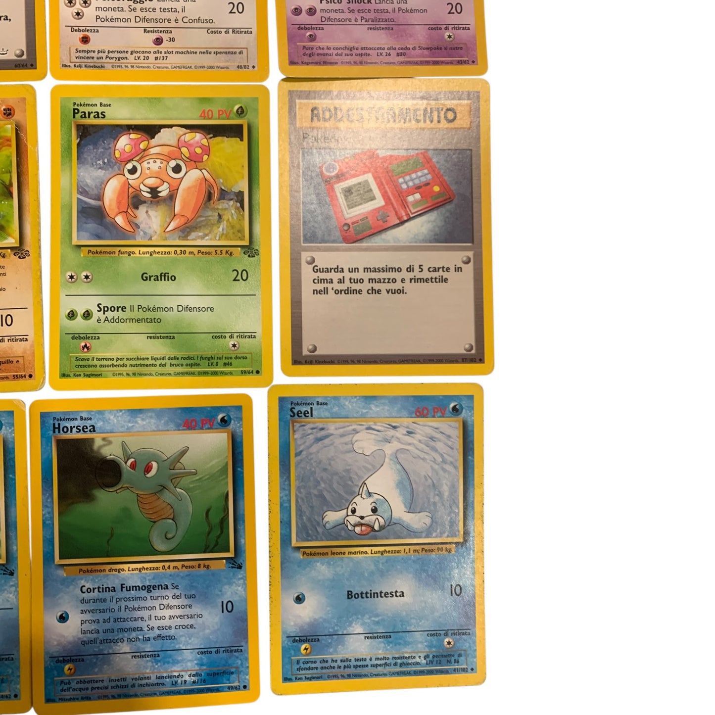 Lotto Carte Pokemon Vintage Anni 90