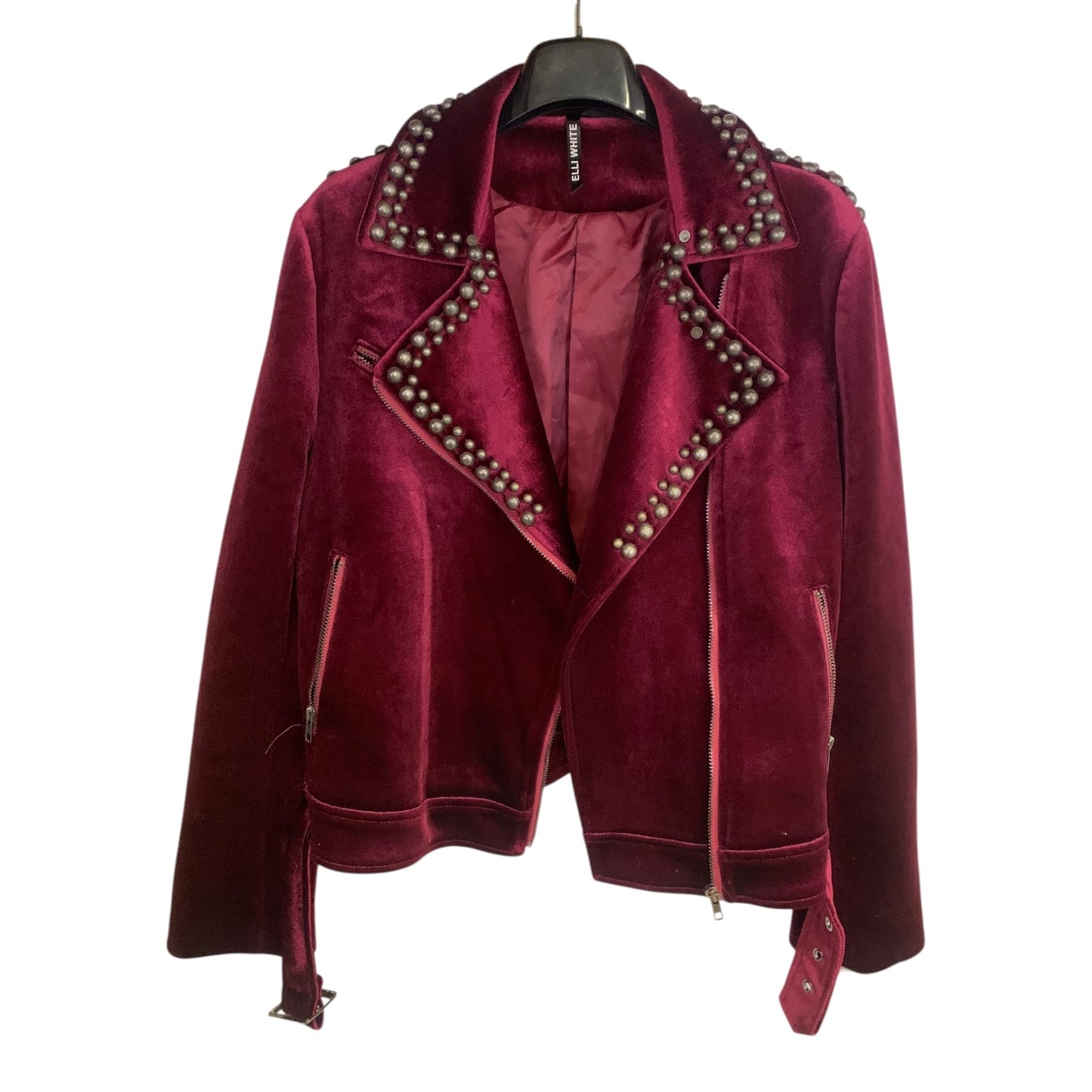 Giacca Donna Chiodo Elli White Bordeaux