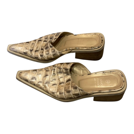 Scarpe Sabot Donna Vintage Pelle