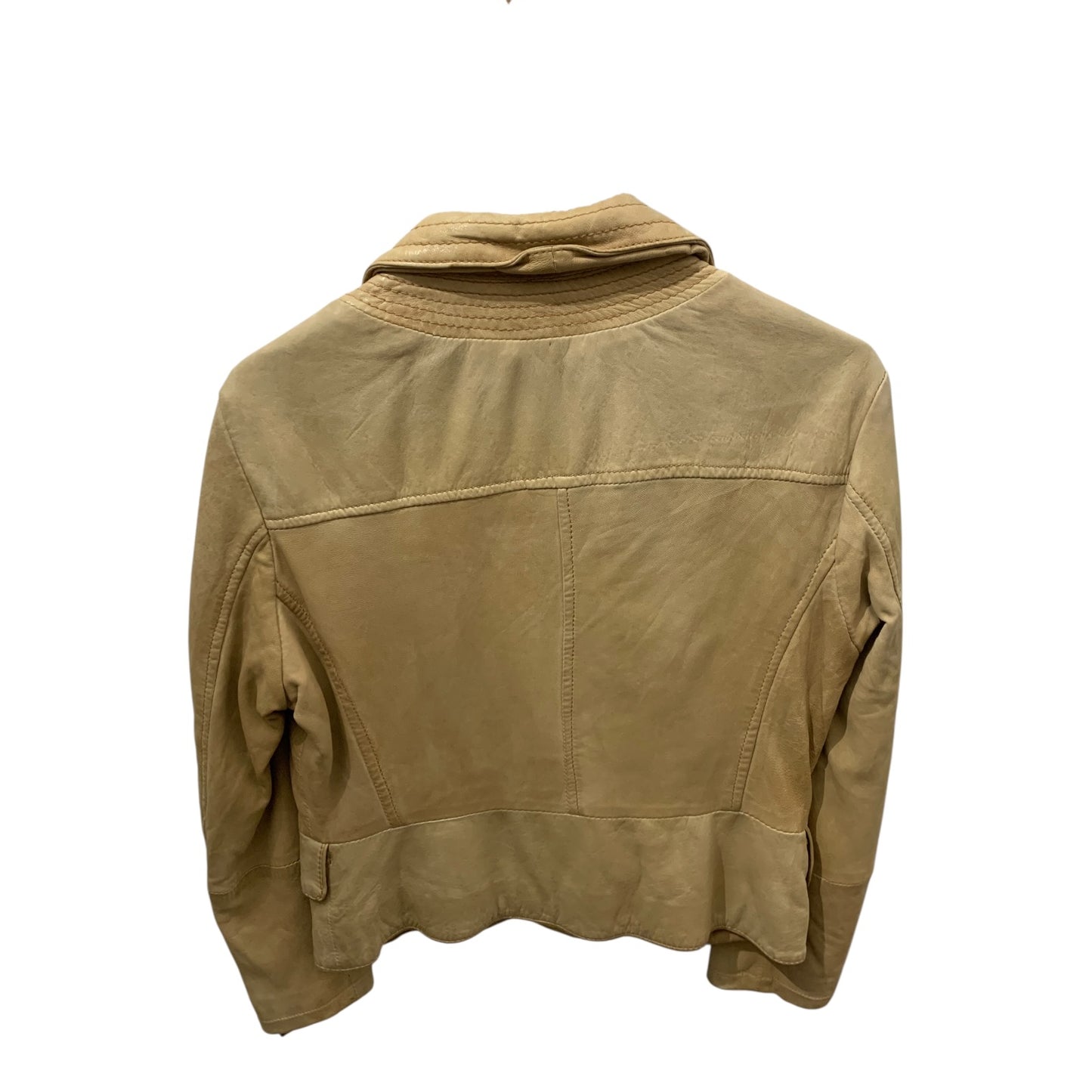 Giacca Donna Pelle Beige