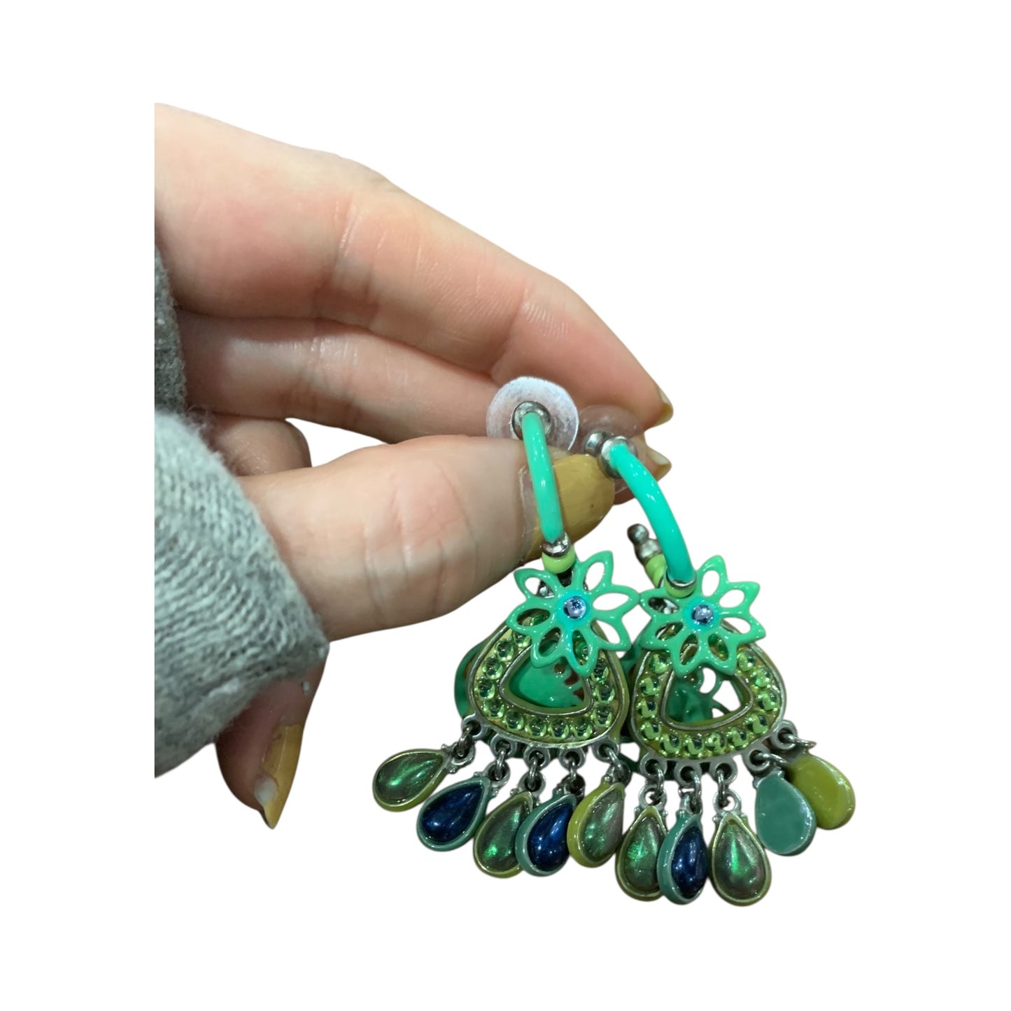 Orecchini Bigiotteria Firmata Recto Verso