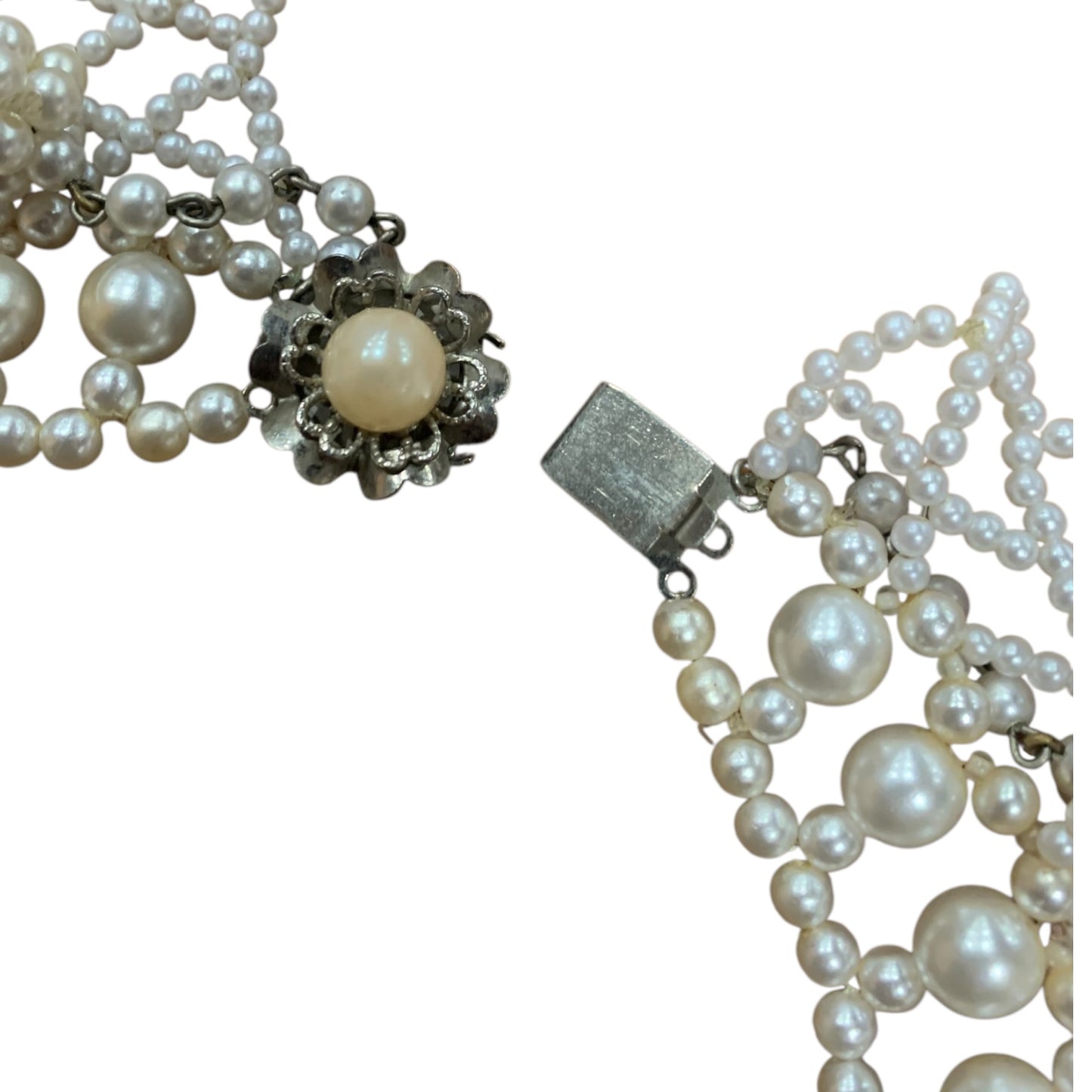 Collana Vintage Girocollo Perline