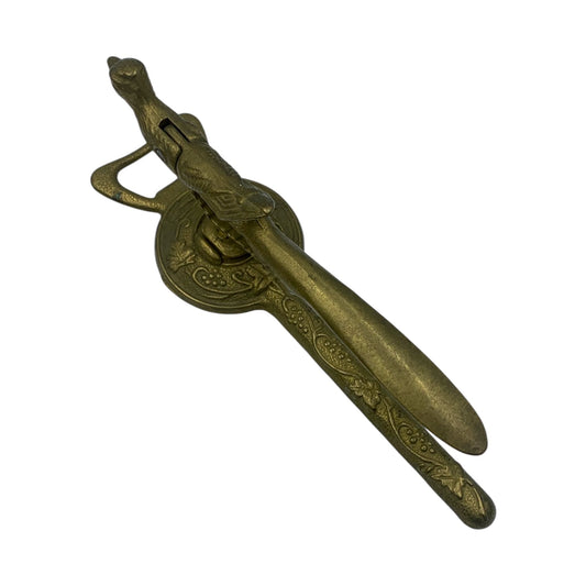 Apribottiglia Schiaccianoci Ottone Vintage