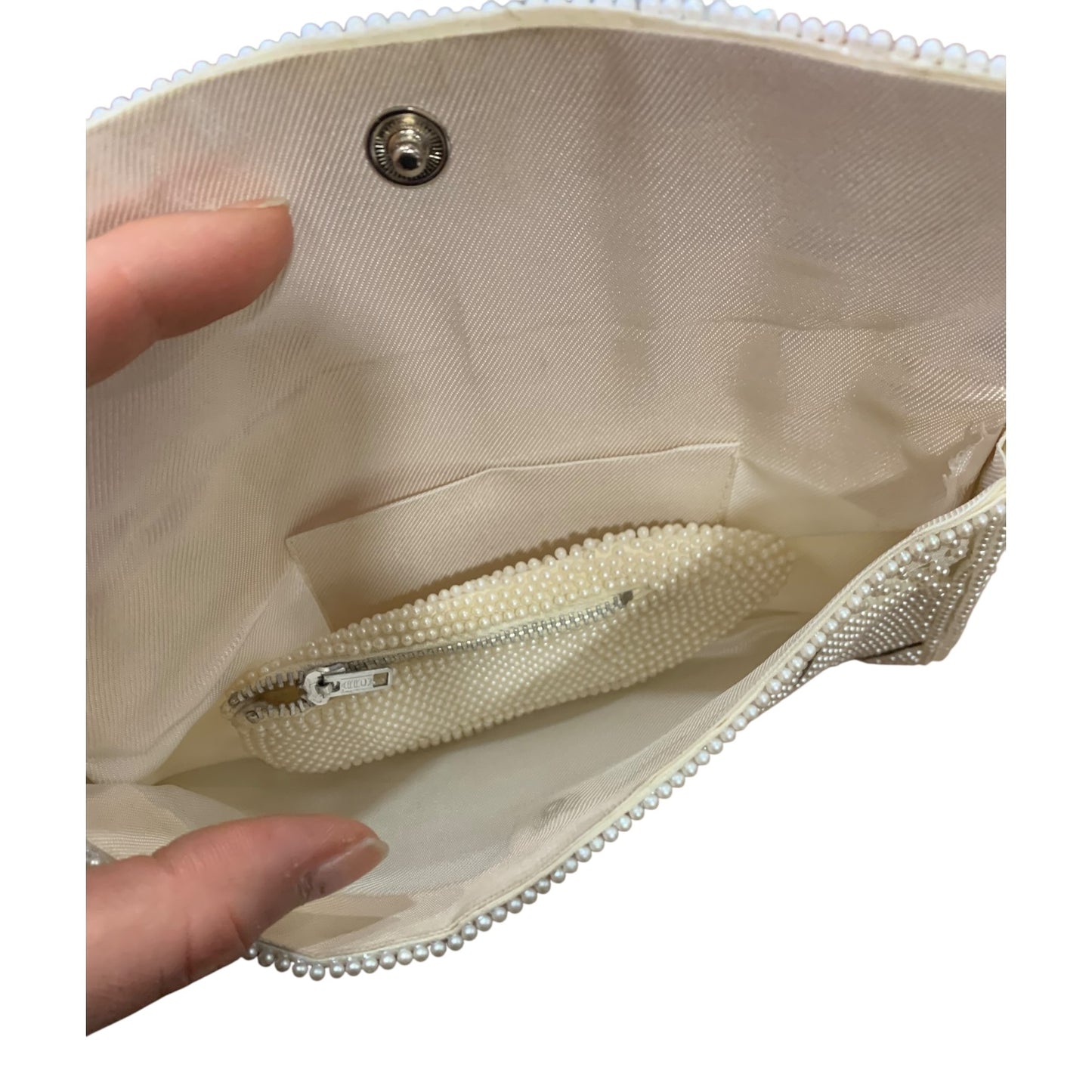 Porta Foglio Vintage Anni 50 Perline