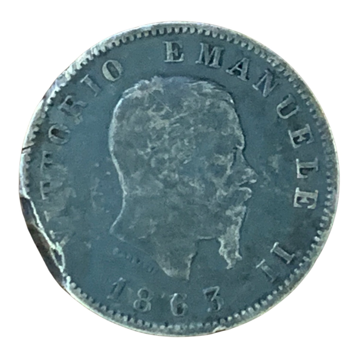 Moneta 1 Lira Regno D’Italia 1863