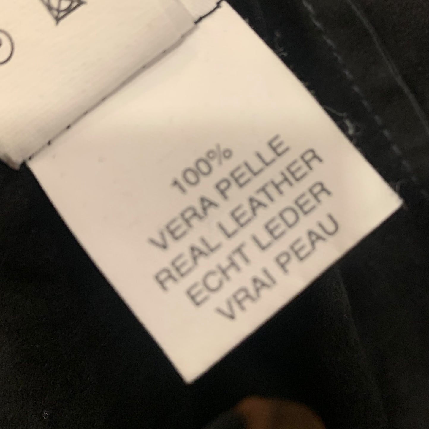 Cardigan Vintage Pelle e Lana