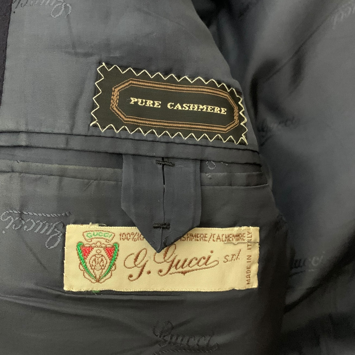 Blazer Uomo Vintage Gucci Cachemire
