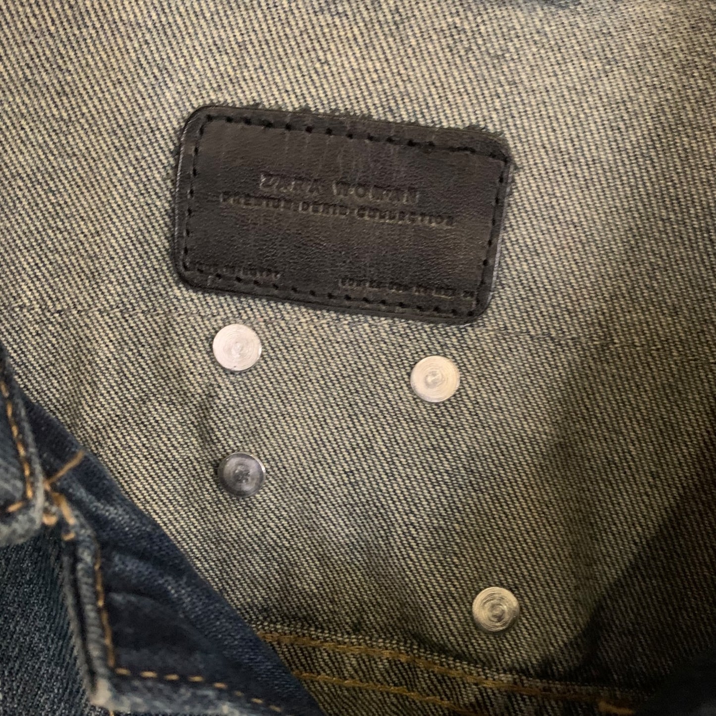 Giacca Donna Jeans Zara Borchie