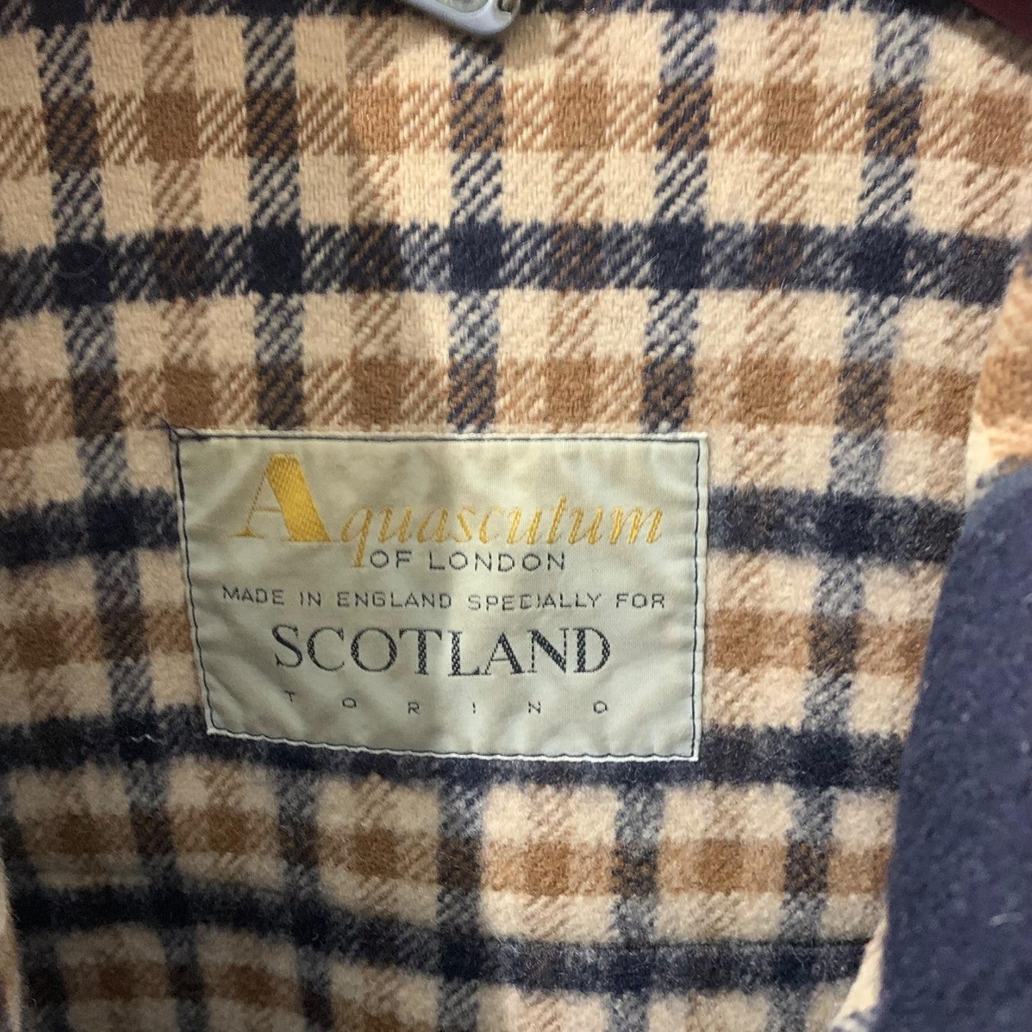 Cappotto Vintage Montgomery Aquascutum