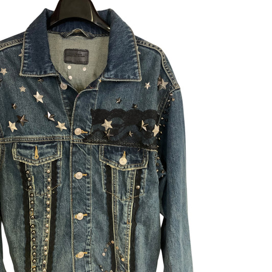 Giacca Donna Jeans Zara Borchie