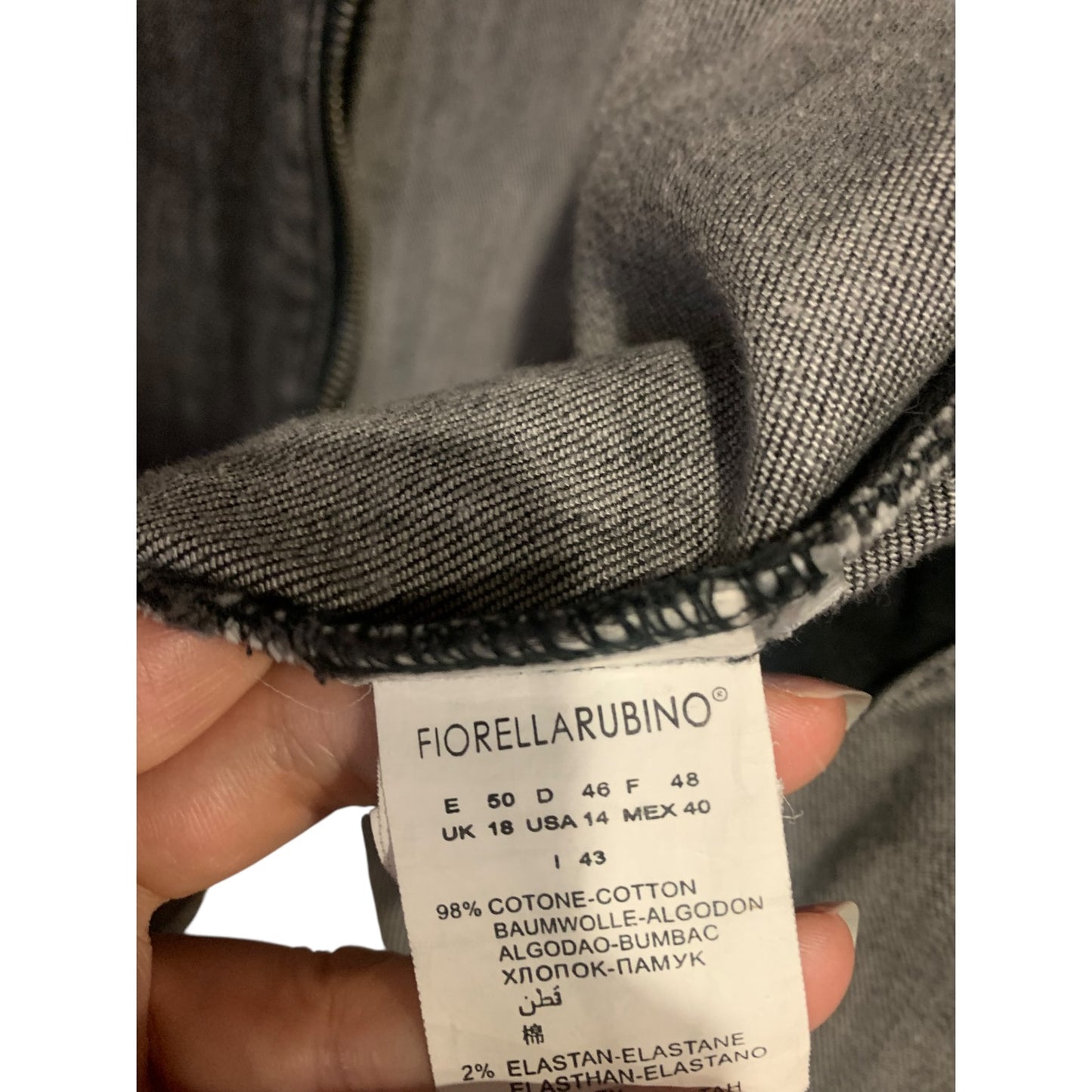 Giacca Jeans Donna Fiorella Rubino