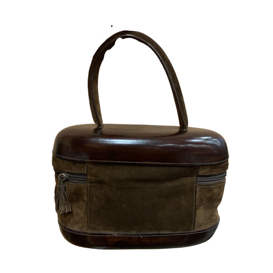 Borsetta Bauletto Pibra Pelle Scamosciata