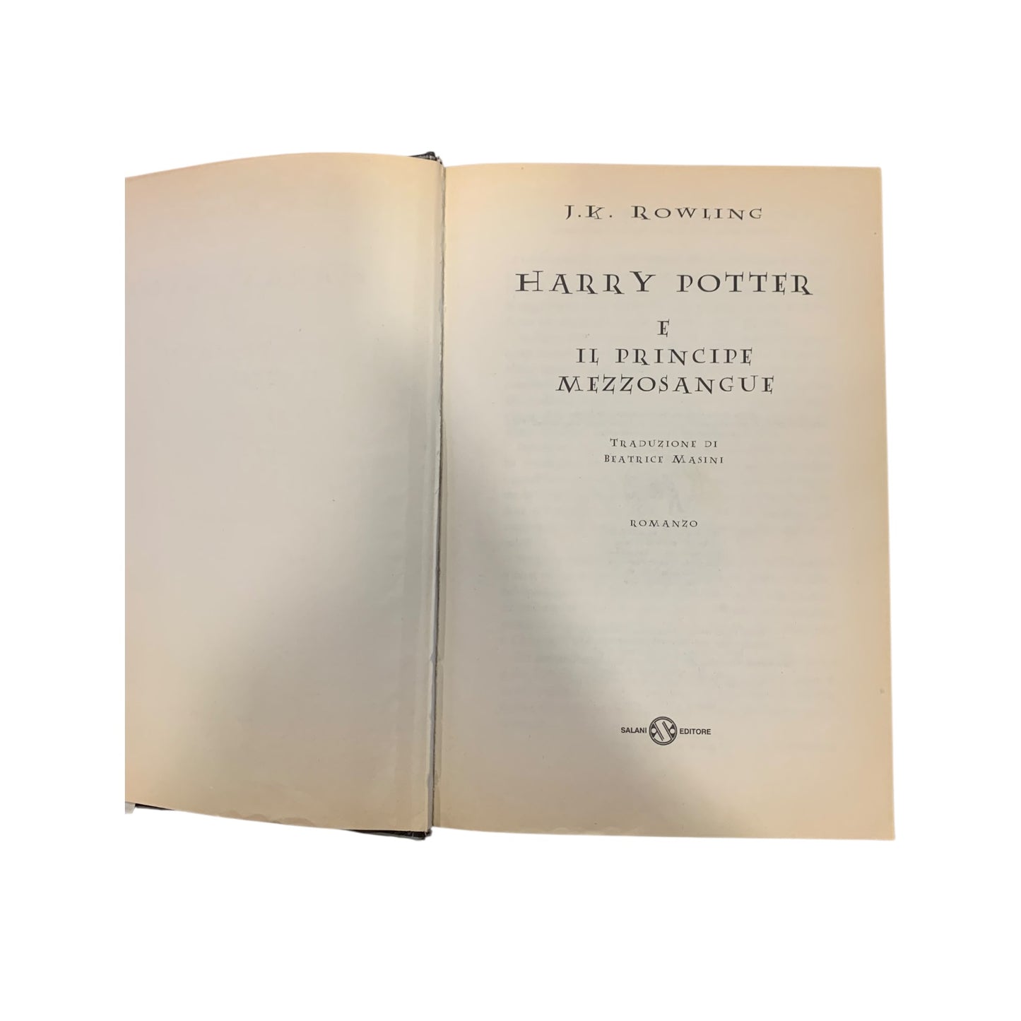 Harry Potter e il Principe Mezzosangue Prima Edizione