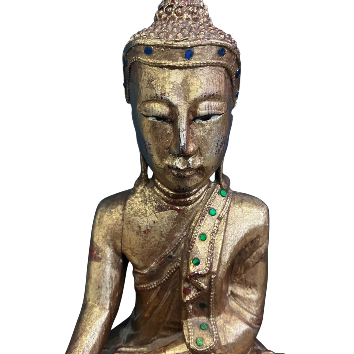 Statua Buddha Tailandese Legno