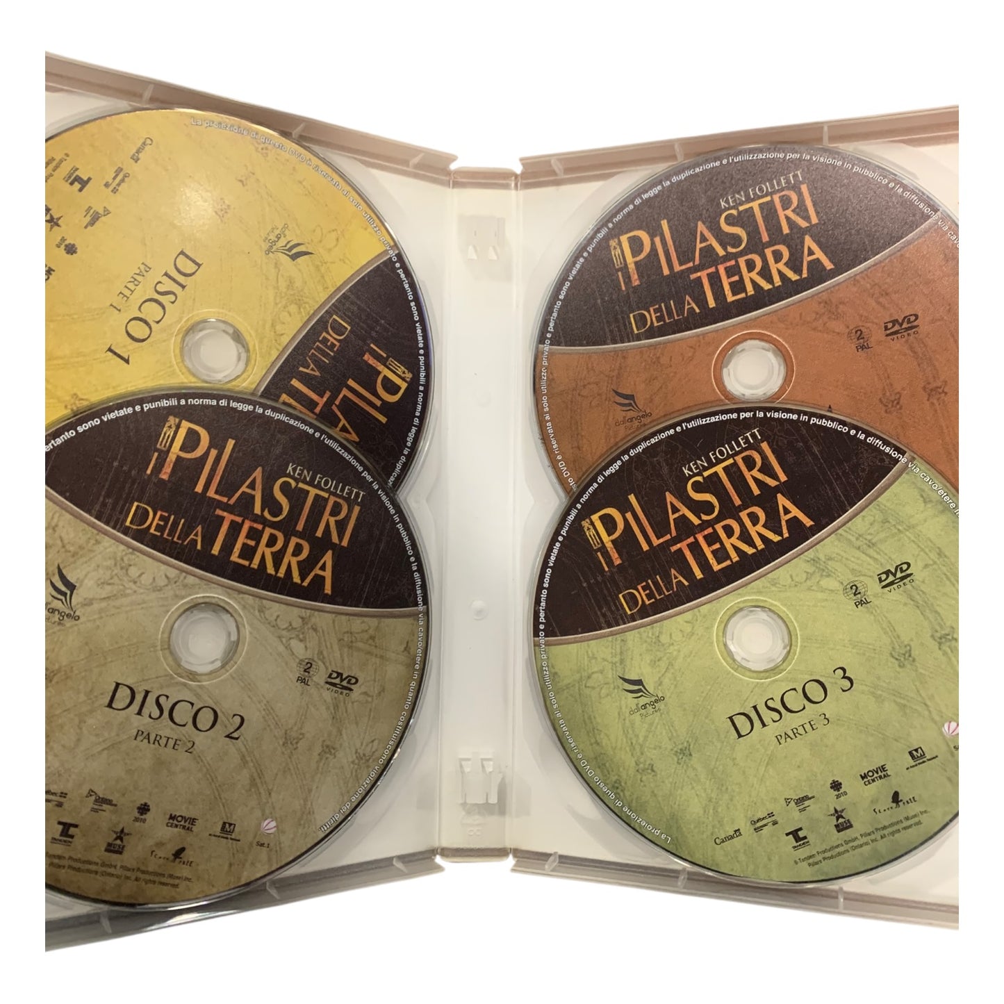 Cofanetto Dvs I Pilastri Della Terra