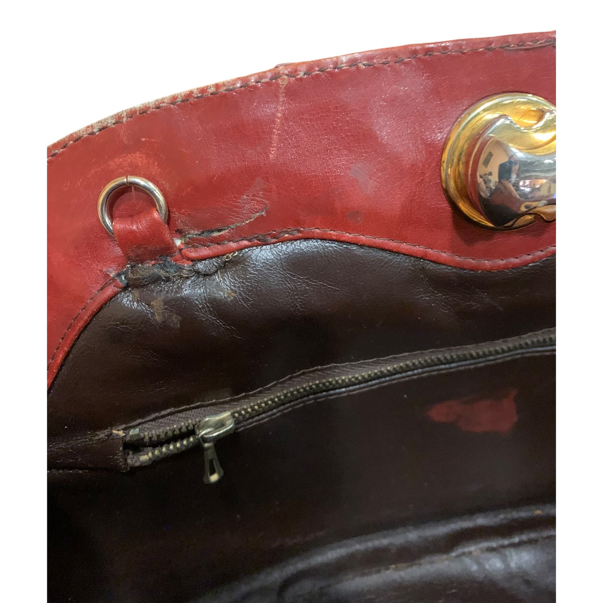 Pochette Donna Vintage Pelle Serpente