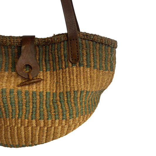 Borsa Shopper Vintage Iuta E Pelle