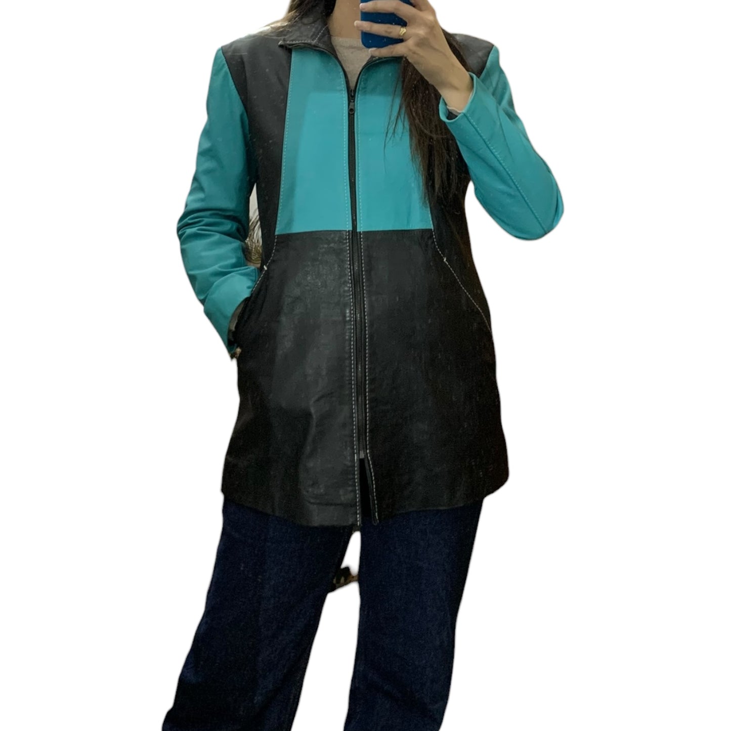 Giacca Donna Vera Pelle Vintage