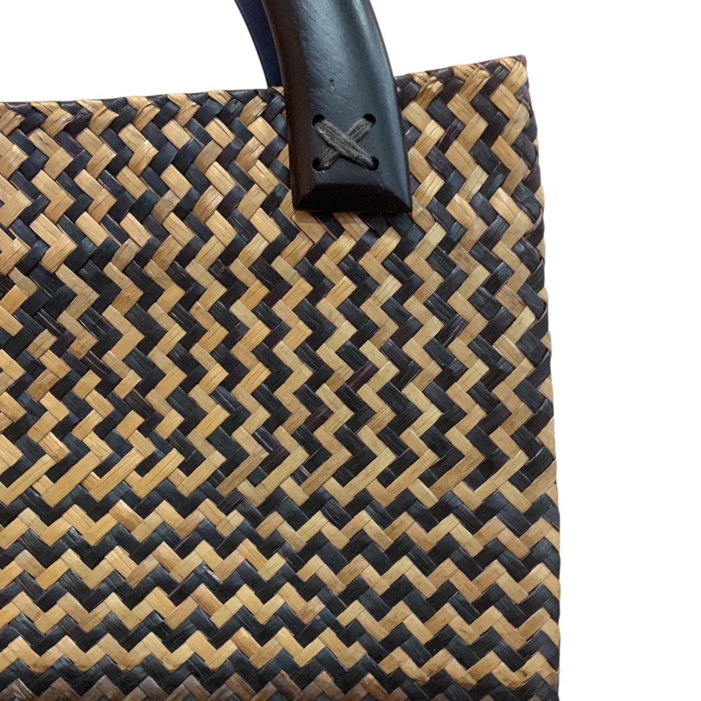 Borsa A Mano Paglia Intrecciata