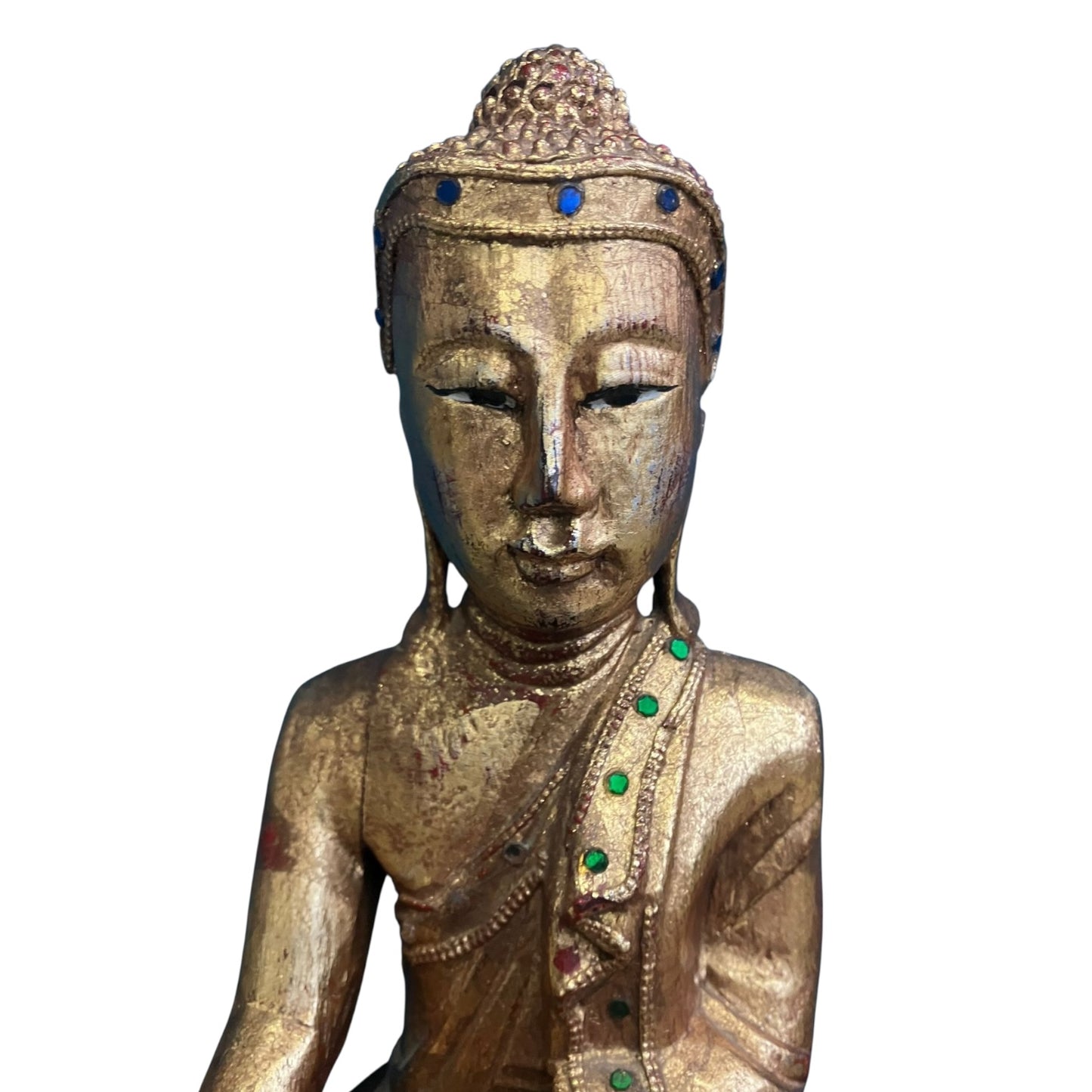 Statua Buddha Tailandese Legno