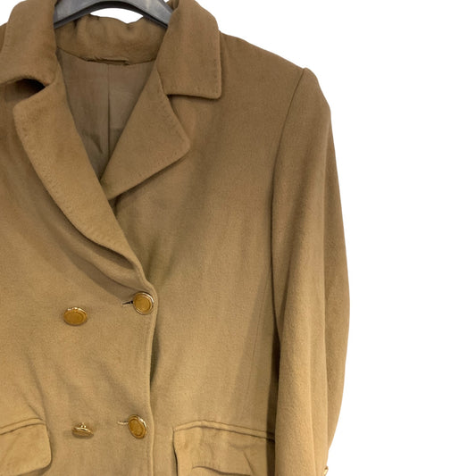 Blazer Donna Cachemire Cammello