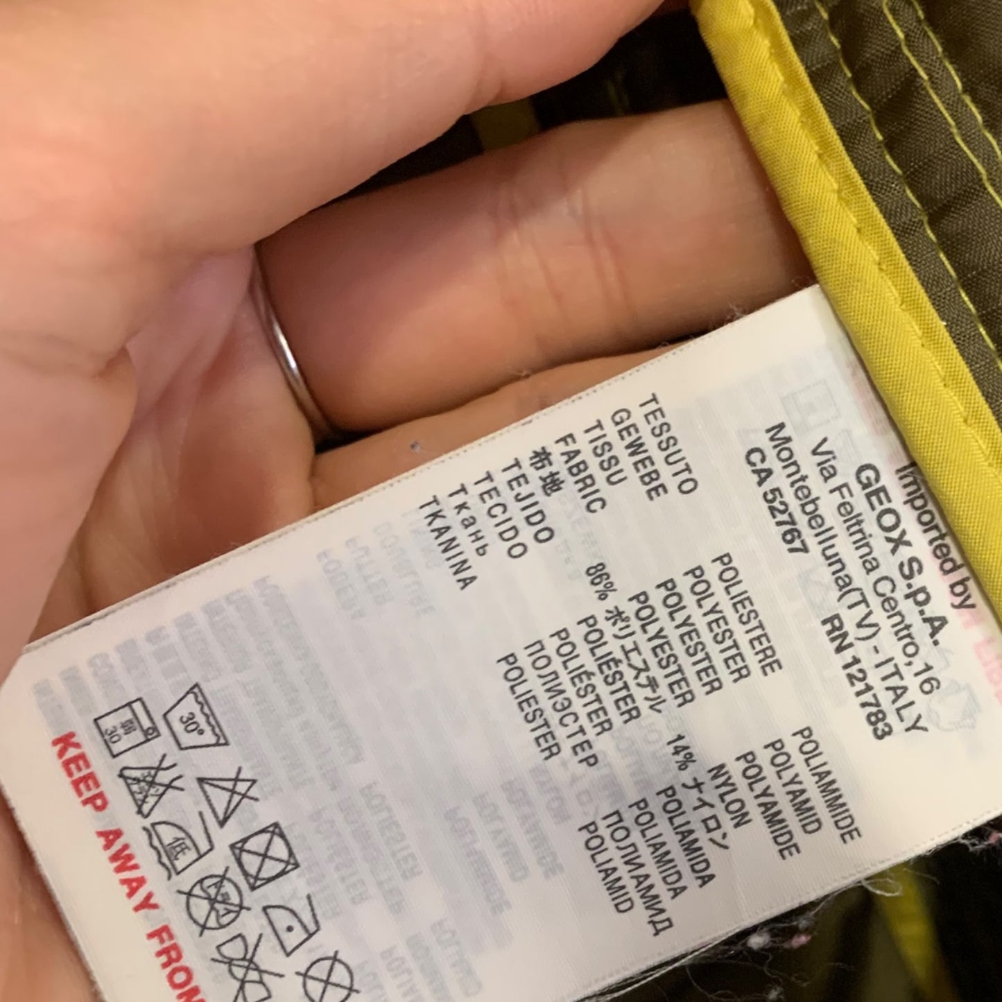 Piumino Donna Geox Trapuntato