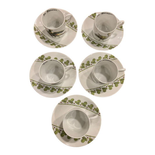 Servizio Tazzine Caffè Porcellana Francese