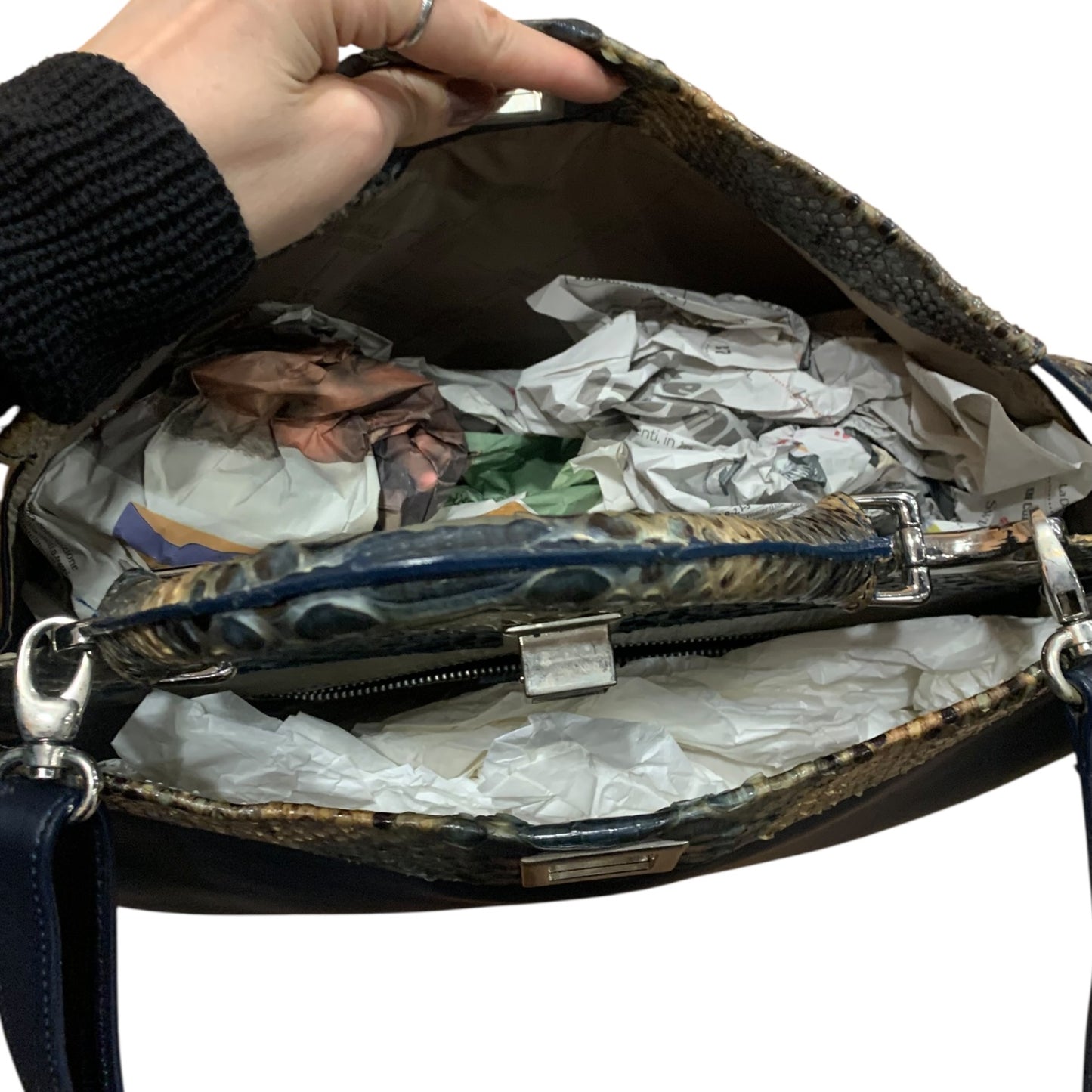 Borsa Bauletto Vintage Ghibli Pelle
