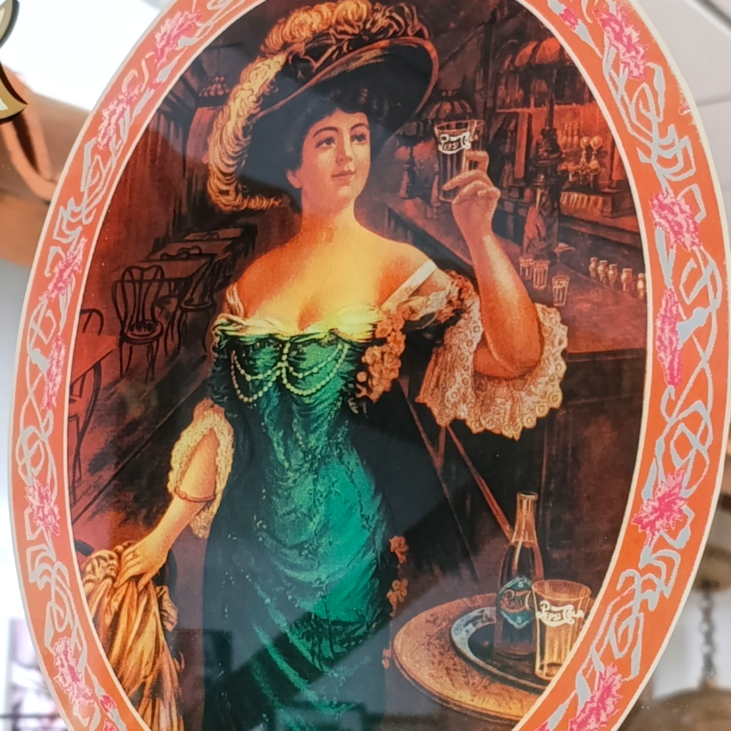 Specchio Pubblicitario Vintage Pepsi Cola