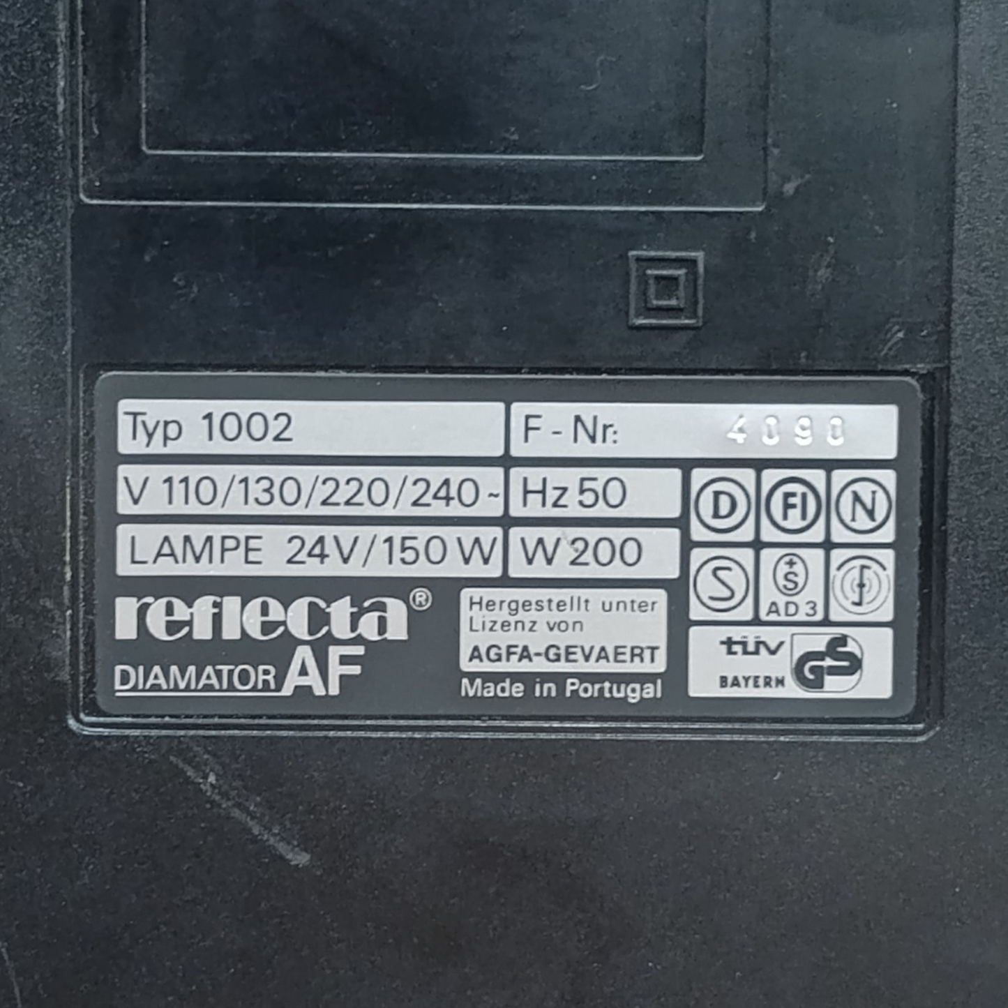 Proiettore Reflecta Diamator AF 1002