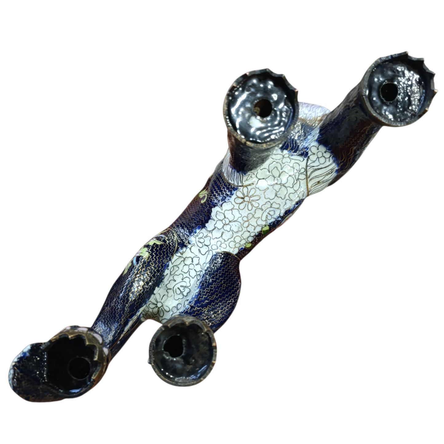 Scultura Orientale Leone Cloisonné